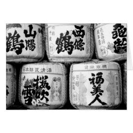 Sake-Checks in Schwarz-Weiß-Karten