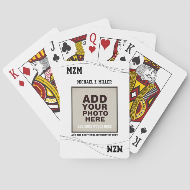 Sake-Fotografie Spielkarten (Rückseite)