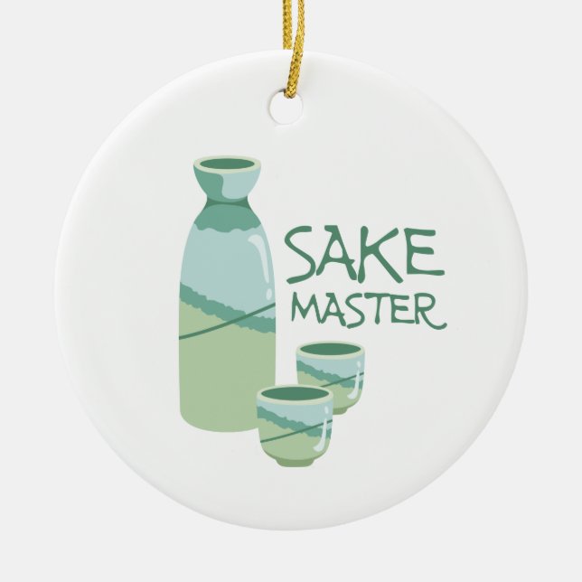 Sake Master Keramik Ornament (Vorne)