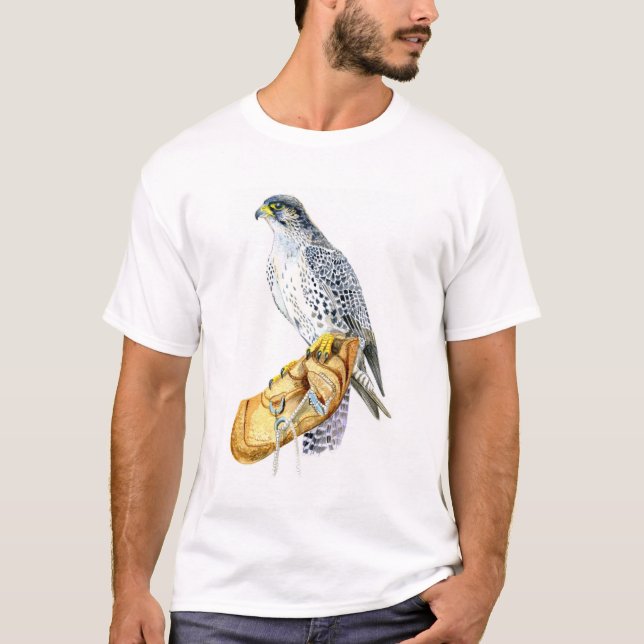 Saker/gyr falcon T Shirt (Vorderseite)