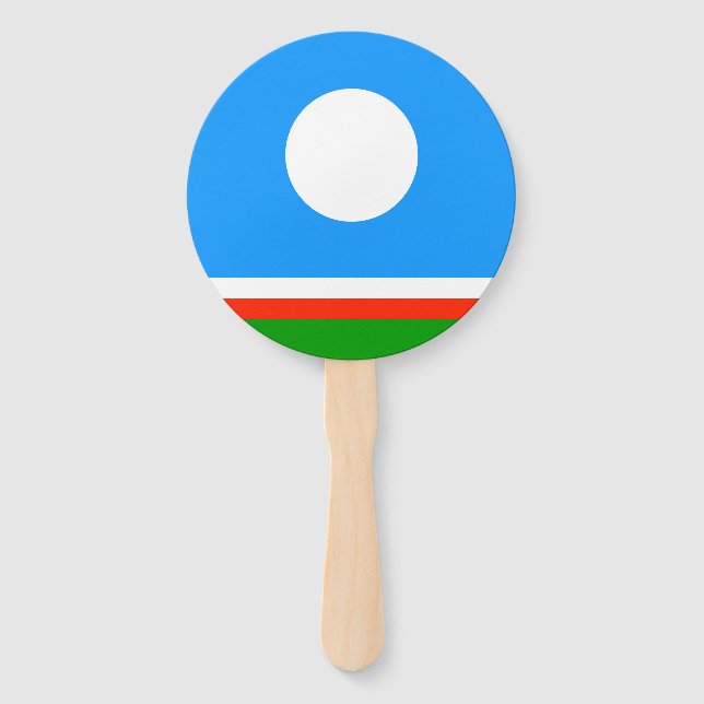 Sakha Flag Fächer (Vorderseite)