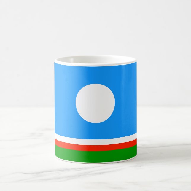 Sakha Flag Kaffeetasse (Mittel)