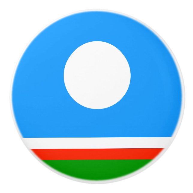 Sakha Flag Keramikknauf (Vorderseite)