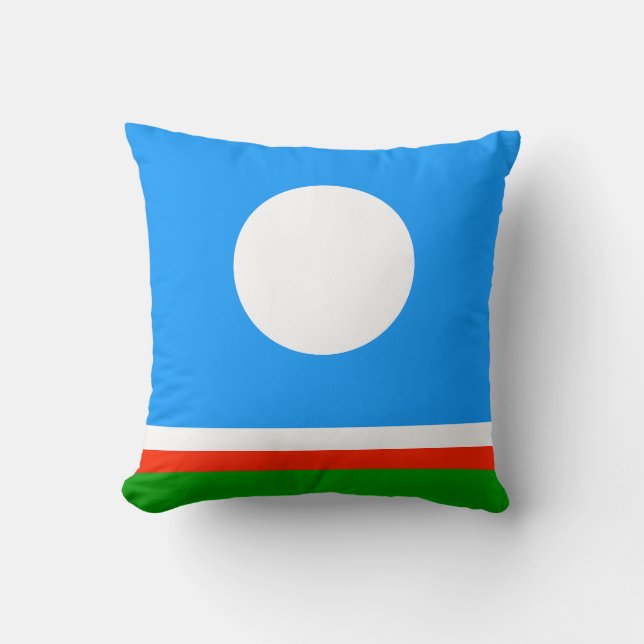 Sakha Flag Kissen (Vorderseite)