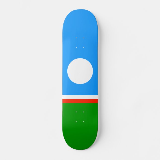 Sakha Flag Skateboard (Vorderseite)