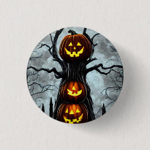 Sakko Laternenkürbis Fantasy Dark Art Button