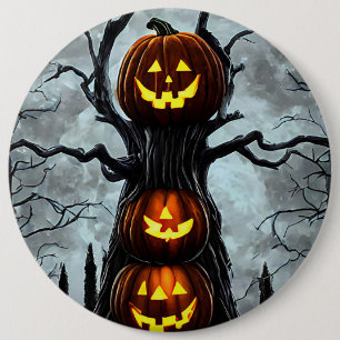 Sakko Laternenkürbis Fantasy Dark Art Button