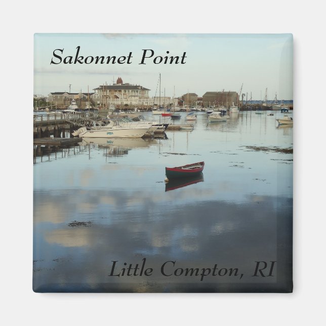 Sakonnet Point, Little Compton, RI Hafen Magnet (Vorne)