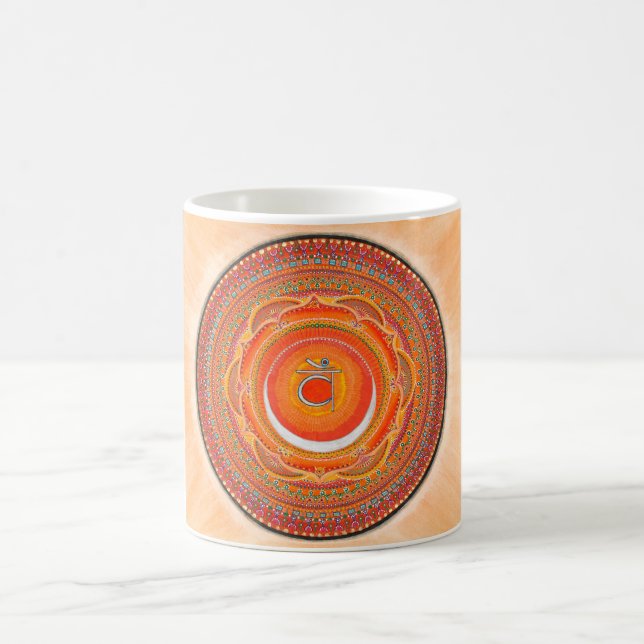 Sakrale Chakra Mandala-Tasse Tasse (Mittel)