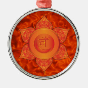 Sakrale Chakra Verzierungen Ornament Aus Metall
