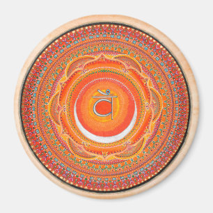 Sakraler Chakra Mandala-Magnet Magnet