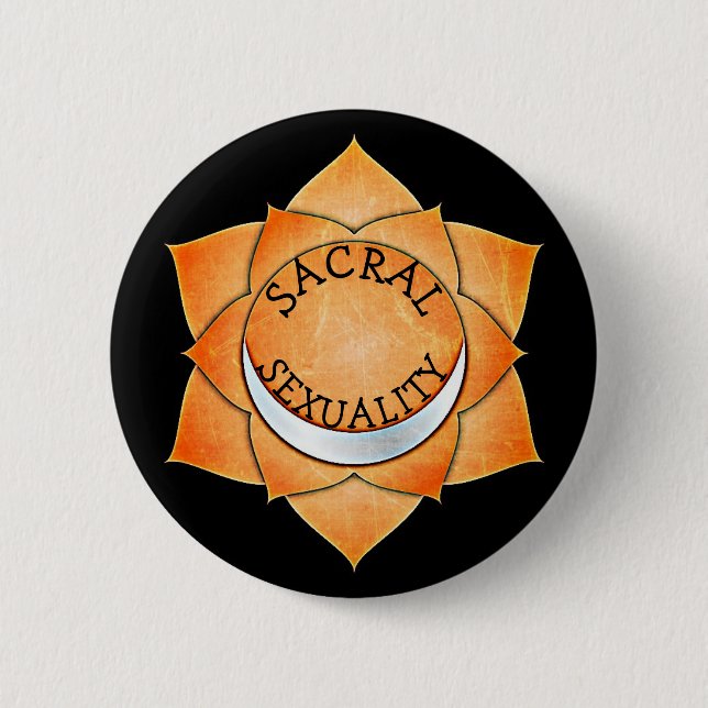 SAKRALER KNOPF DES SEXUALITÄT-CHI-CHAKRA BUTTON (Vorderseite)