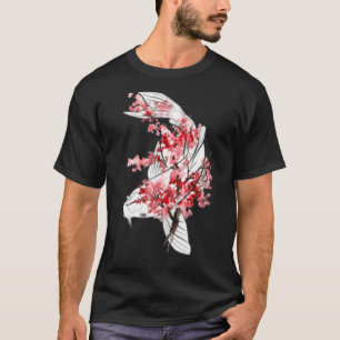 Sakuara Koi Carp Nishikigoi Fisch Japanische Kunst T-Shirt