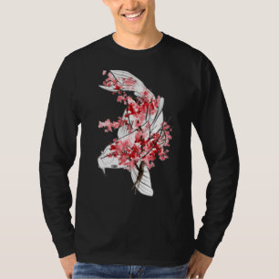 Sakuara Koi Carp Nishikigoi Fisch Japanische Kunst T-Shirt