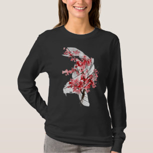 Sakuara Koi Carp Nishikigoi Fisch Japanische Kunst T-Shirt