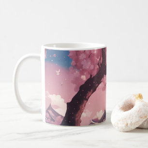 Sakura anime girl kaffeetasse