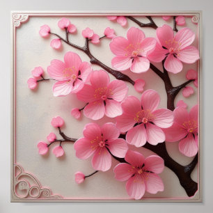 Sakura Blossom Art Poster