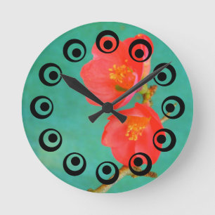 Sakura Blossom Wall Clock Runde Wanduhr