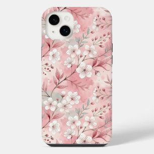 Sakura Blume Pattern Pink iPhone 14 Plus Hülle