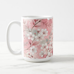 Sakura Blume Pattern Pink Kaffeetasse