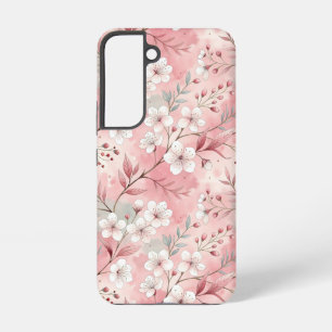 Sakura Blume Pattern Pink Samsung Galaxy Hülle