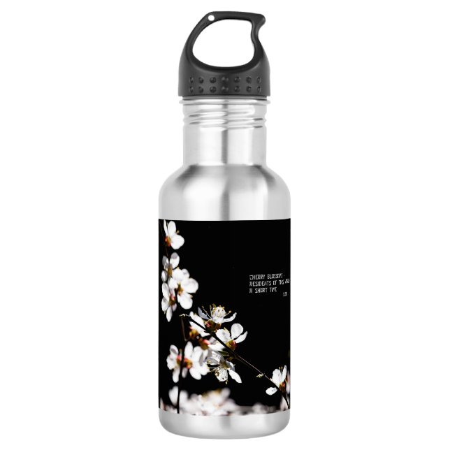 Sakura-Blume Trinkflasche (Vorderseite)