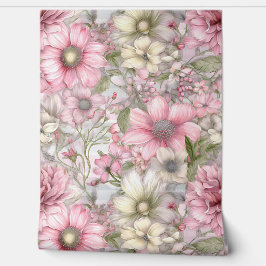 Sakura Blush Serenade Botanisch Tapete