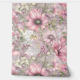 Sakura Blush Serenade Botanisch Tapete