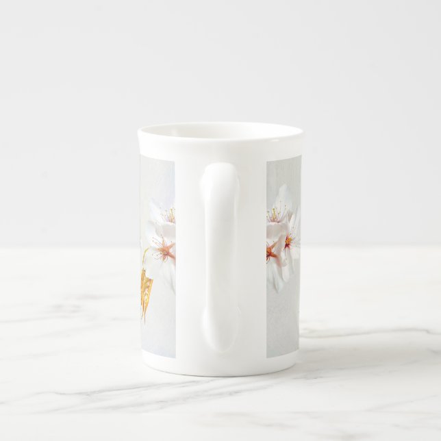 Sakura - Blüte der japanischen Kirsche Prozellantasse (Rückseite)