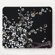 Sakura-Blüten-Punktkunst-Designer-Illustration