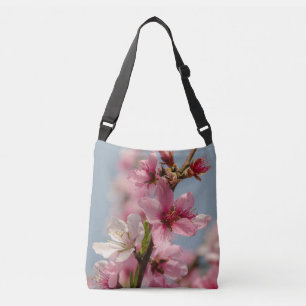 Sakura-Blütenweiches Rosa-Blühen Tragetaschen Mit Langen Trägern