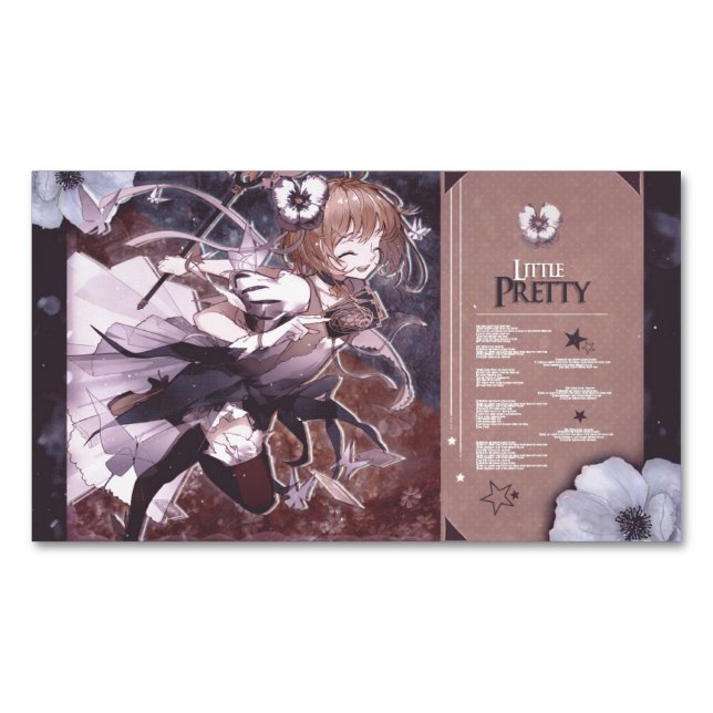 sakura cardcaptor magnetische visitenkarte (Vorderseite)