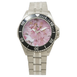 Sakura Cheroms Blüten Pink Armbanduhr