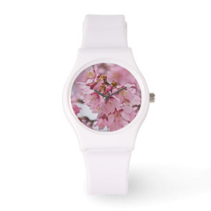 Sakura Cheroms Blüten Pink Armbanduhr