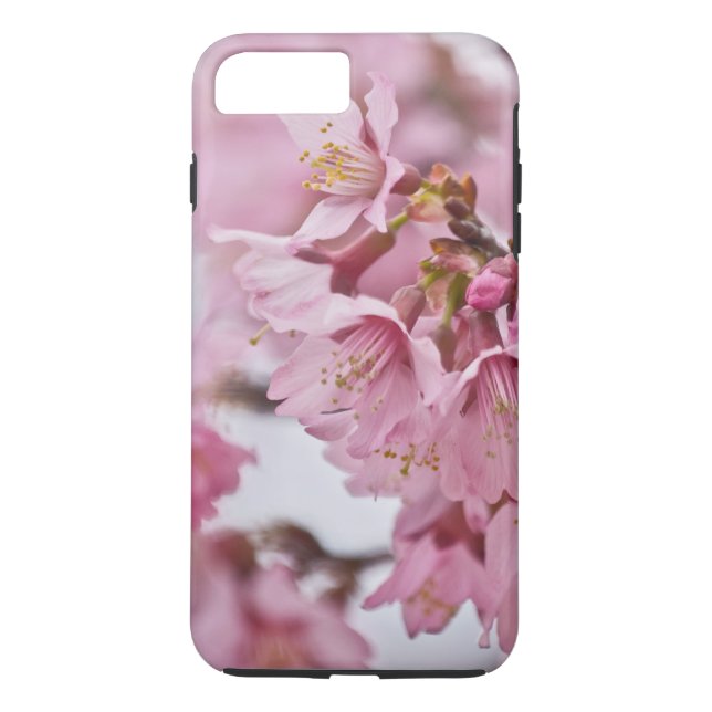 Sakura Cheroms Blüten Pink Case-Mate iPhone Hülle (Rückseite)