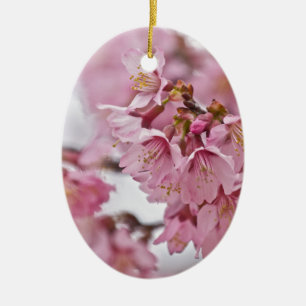 Sakura Cheroms Blüten Pink Keramikornament
