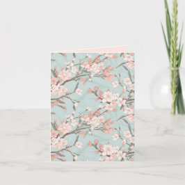 Sakura Cherry Blossom Abstrakt Karte
