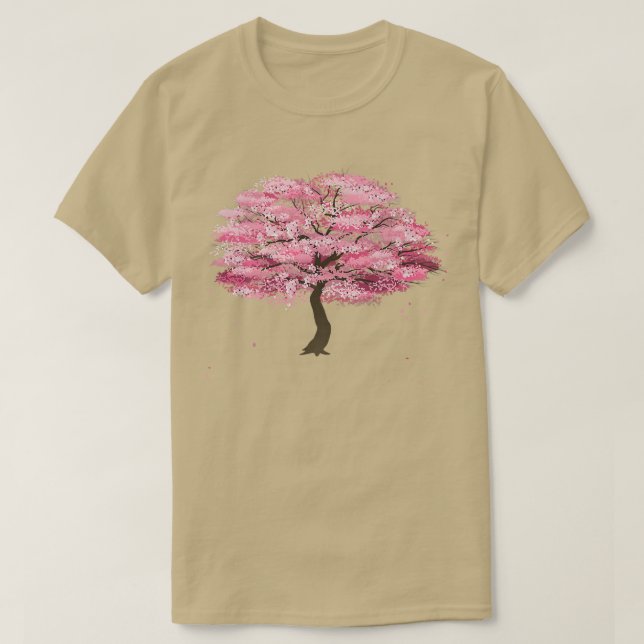 SAKURA CHERRY BLOSSOM BAUMUSTER IM FRÜHJAHR T-Shirt (Design vorne)