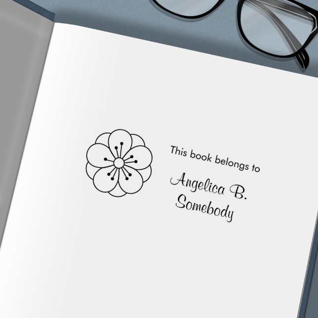 Sakura Cherry Blossom Blume Buchzeichen Permastempel (Von Creator hochgeladen)