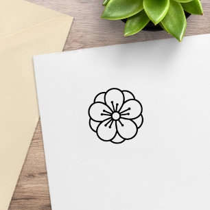 Sakura Cherry Blossom Blume Loyalität Gummistempel