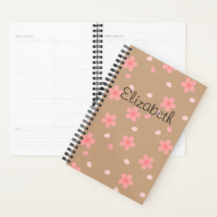 Sakura Cherry Blossom Blumenmuster Planer