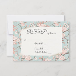 Sakura Cherry Blossom Design UAWG RSVP Karte