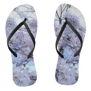 Sakura Cherry Blossom Floral Flip Flops