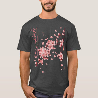 Sakura Cherry Blossom Japanische Blume für Blume L T-Shirt