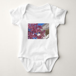 Sakura Cherry Blossoms Americana Baby Strampler