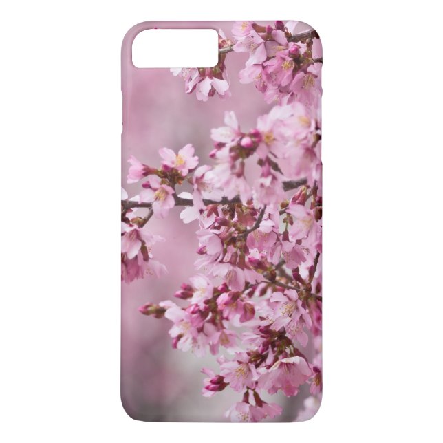 Sakura Cherry blüht pastellrosa Schichten Case-Mate iPhone Hülle (Rückseite)