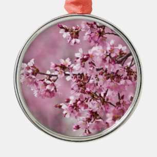 Sakura Cherry blüht pastellrosa Schichten Ornament Aus Metall