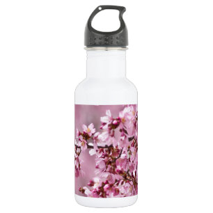 Sakura Cherry blüht pastellrosa Schichten Trinkflasche