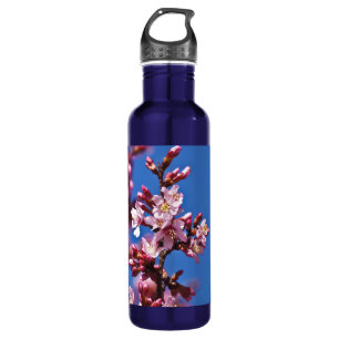 Sakura Cherry Blüten Touch Blue Trinkflasche