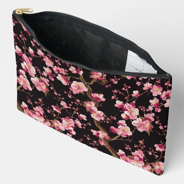 Sakura Chery Blosom Pattern  Zubehörtasche (Offen)